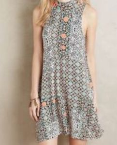 Maeve Anthropologie Lilt Swing Dress Size M